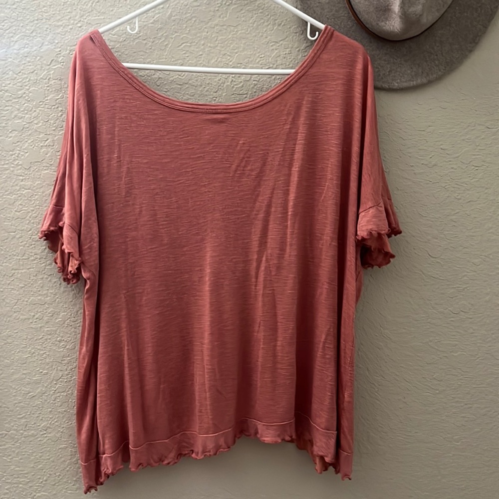 Oversize cross back shirt